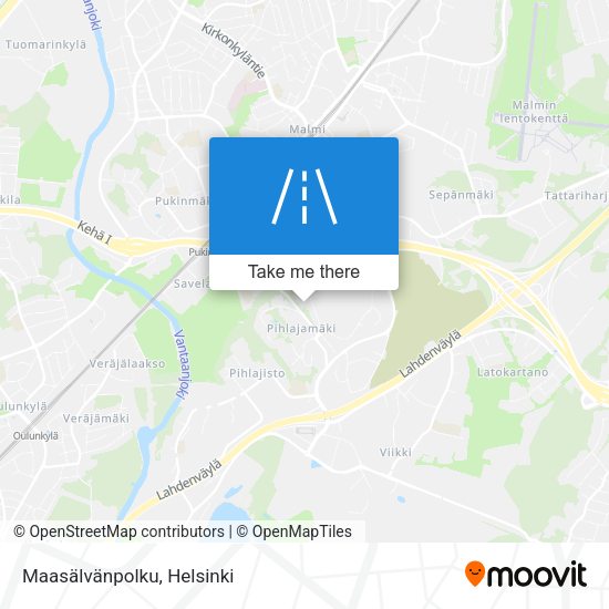 Maasälvänpolku map