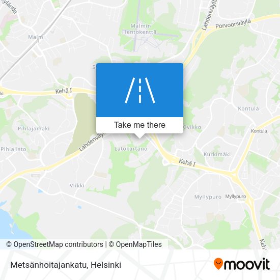 Metsänhoitajankatu map