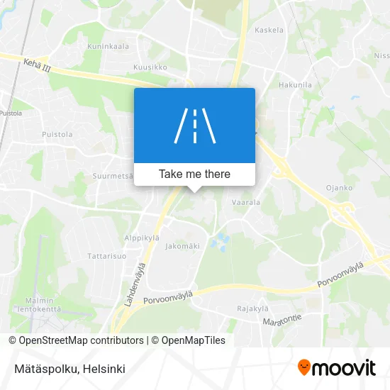 Mätäspolku map