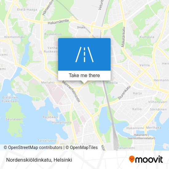 Nordenskiöldinkatu map