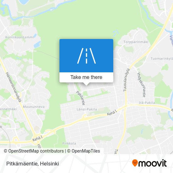 Pitkämäentie map