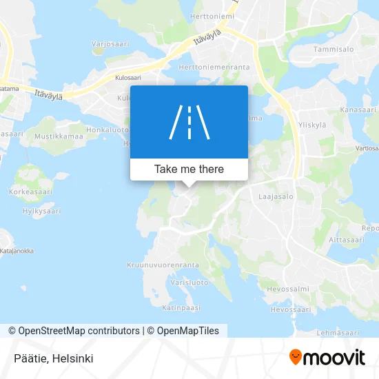 Päätie map