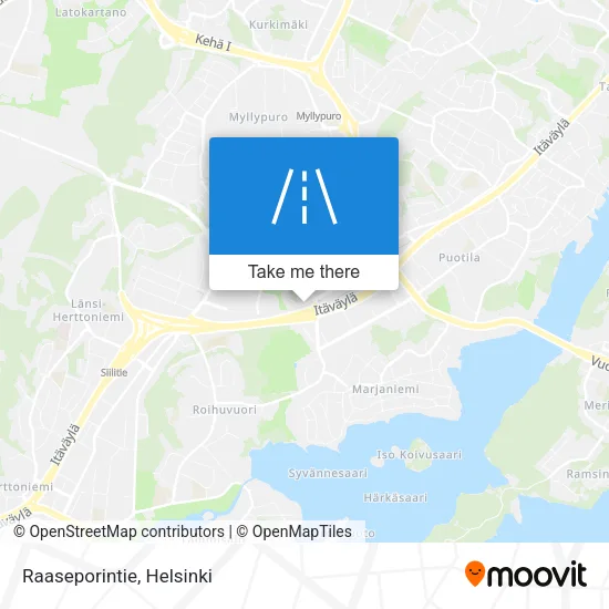 Raaseporintie map