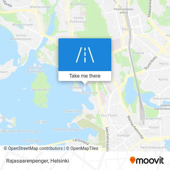 Rajasaari Embankment map