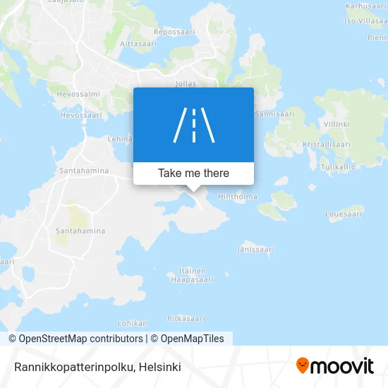 Coastal Battery Path map