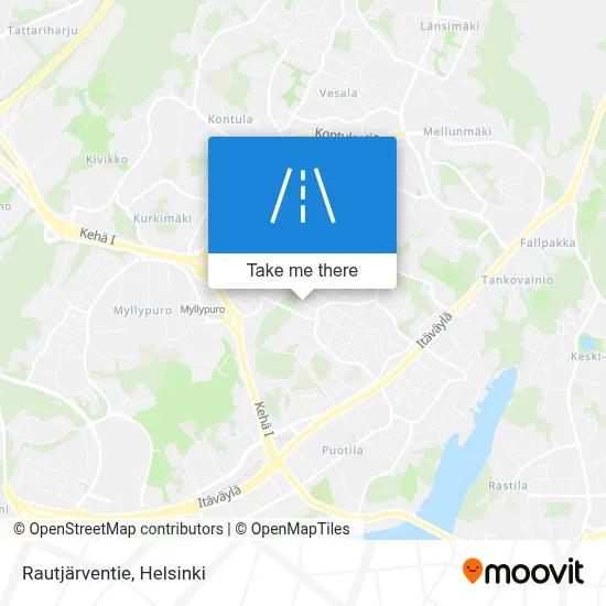 Rautjärventie map