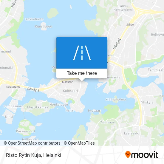 Risto Ryti Street map