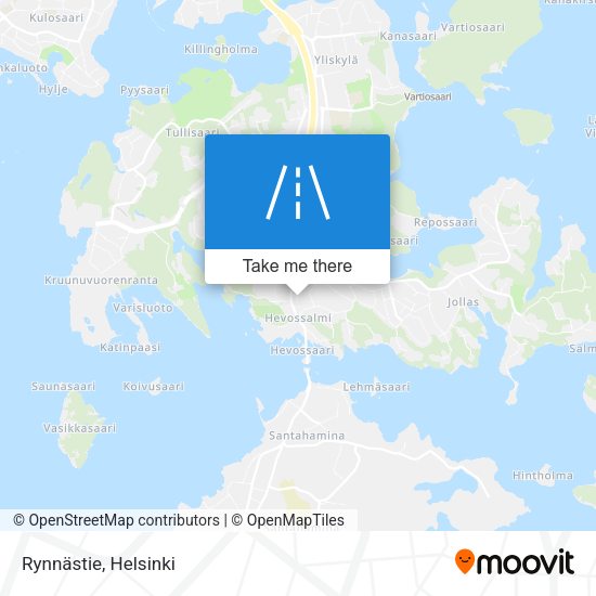 Rynnästie map