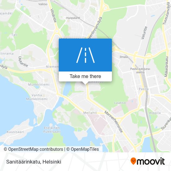 Sanitäärinkatu map