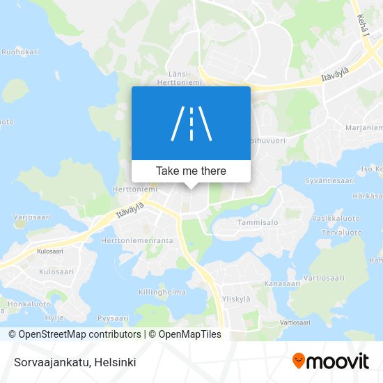 Sorvaajankatu map