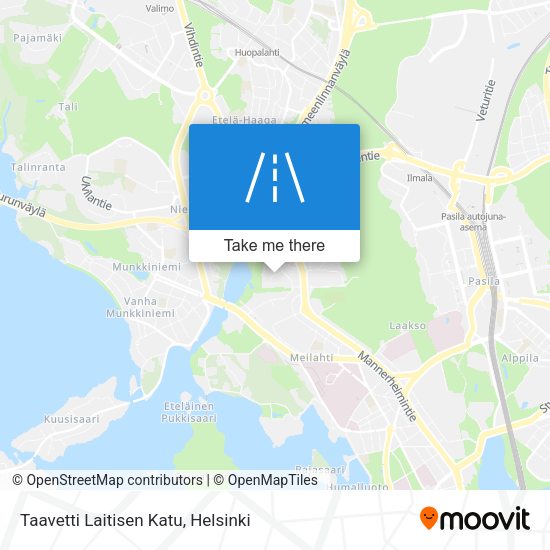 Taavetti Laitisen Katu map