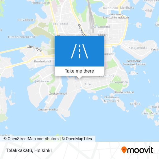 Telakkakatu map