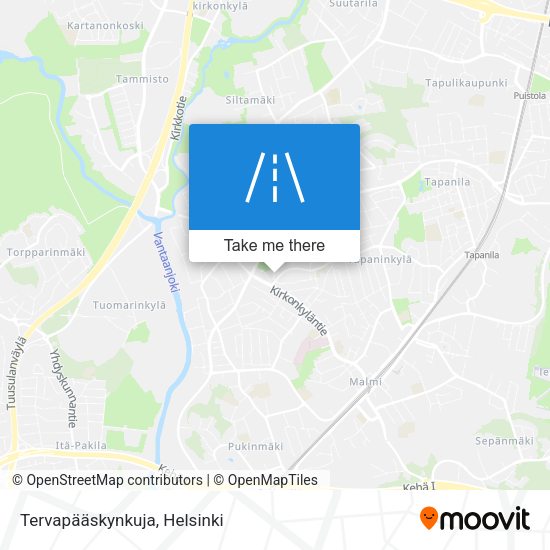 Tervapääskynkuja map