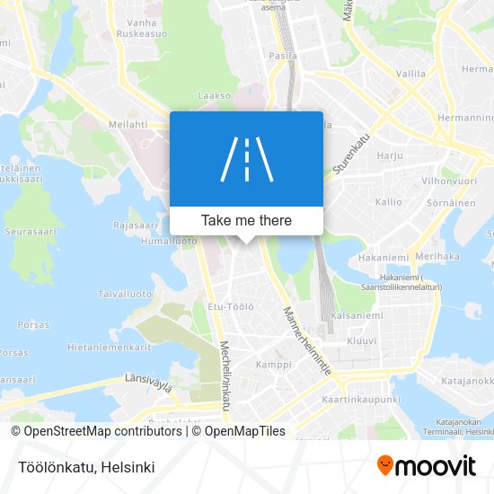 Töölönkatu map
