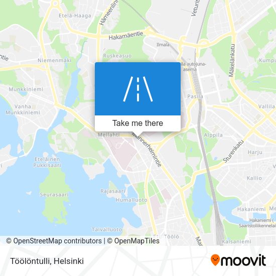 Töölöntulli map