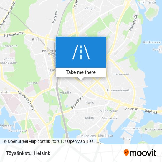 Töysänkatu map