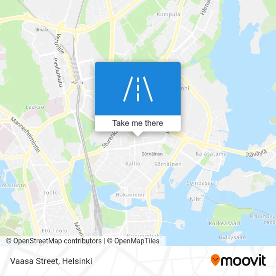 Vaasa Street map
