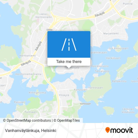 Vanhanväylänkuja map