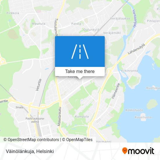 Väinölänkuja map
