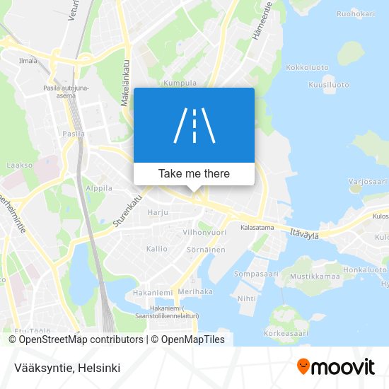 Vääksyntie map