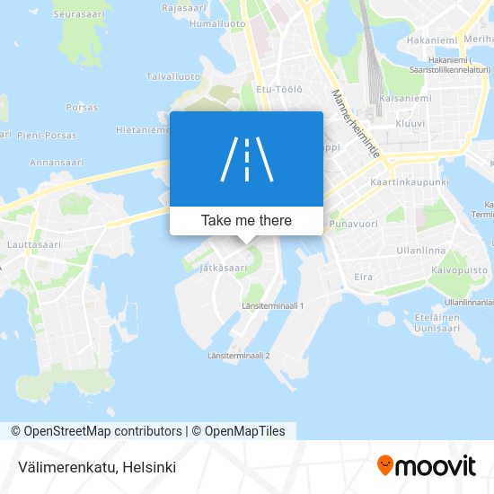 How to get to Välimerenkatu, Helsinki by bus, tram, metro or train?
