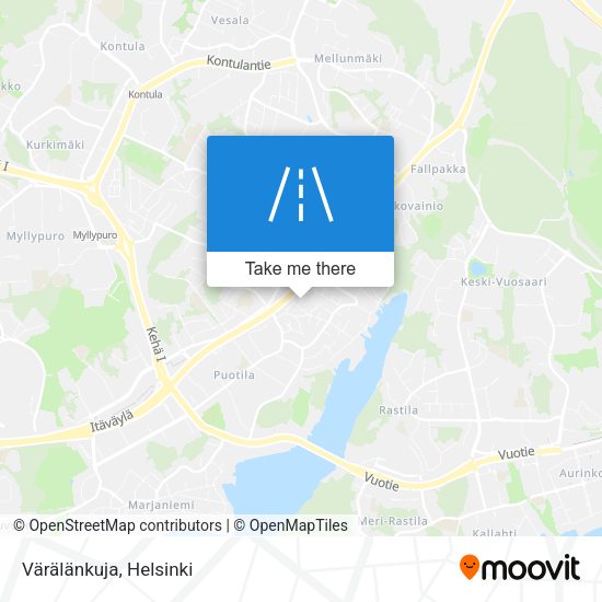 Värälänkuja map