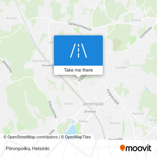 Piironpolku map