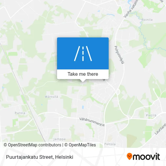 Puurtajankatu Street map