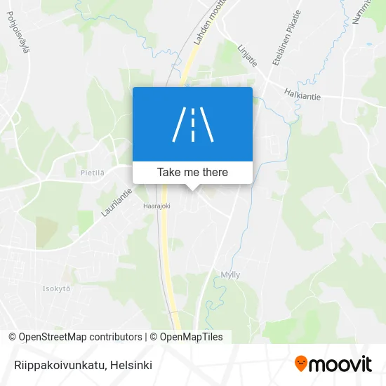 Riippakoivu Street map