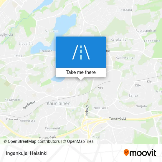 Ingankuja Lane map