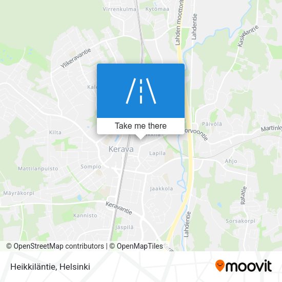 Heikkiläntie map