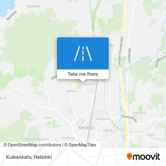 Kuikankatu map