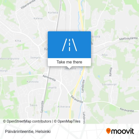 Päivärinteentie map