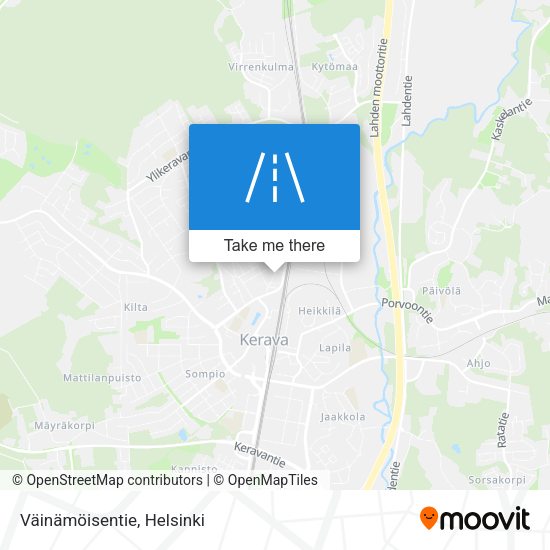 Väinämöisentie map