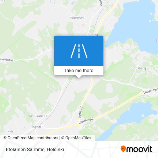 Eteläinen Salmitie map