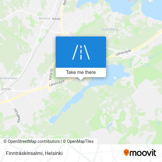 Finnträskinsalmi map
