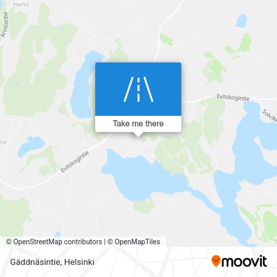 Gäddnäsintie map