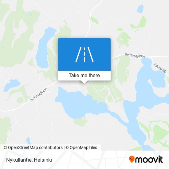 Nykullantie map