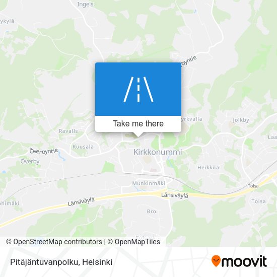 Pitäjäntuvanpolku map