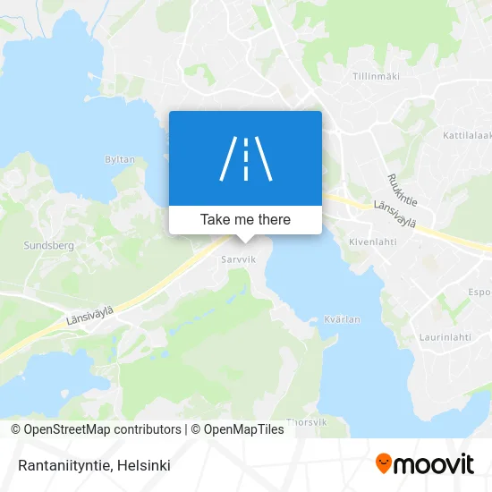 Shore Meadow Road map