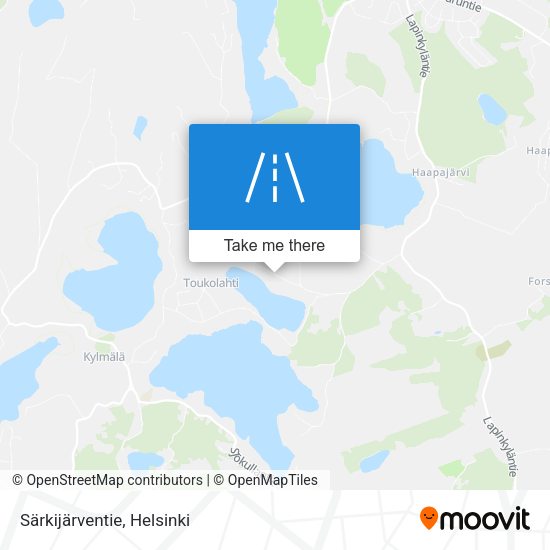 Särkijärventie map