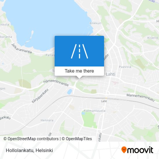 Hollolankatu map