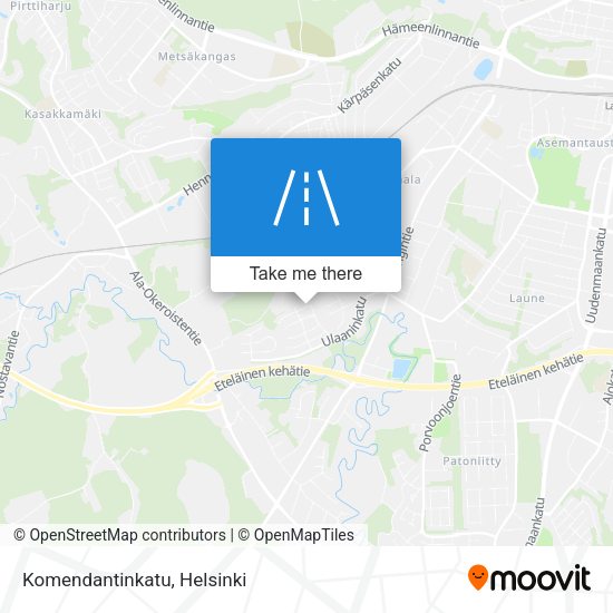 Komendantinkatu map