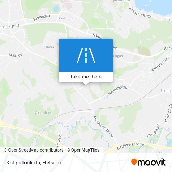 Kotipellonkatu map