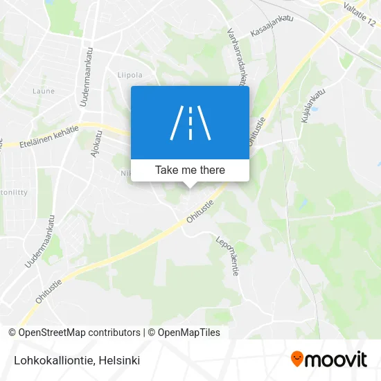 Lohkokalliontie map