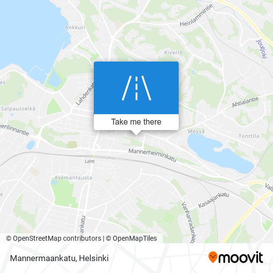 Mannermaankatu map