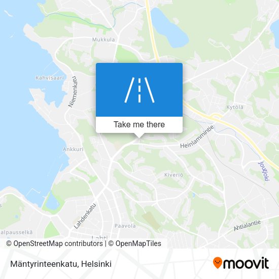 Mäntyrinteenkatu map
