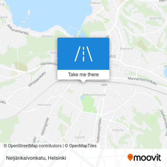 Neljänkaivonkatu map