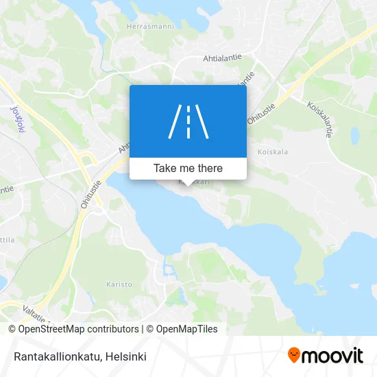 Rantakallionkatu map