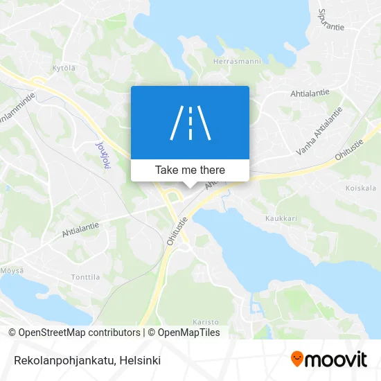 Rekola Base Street map